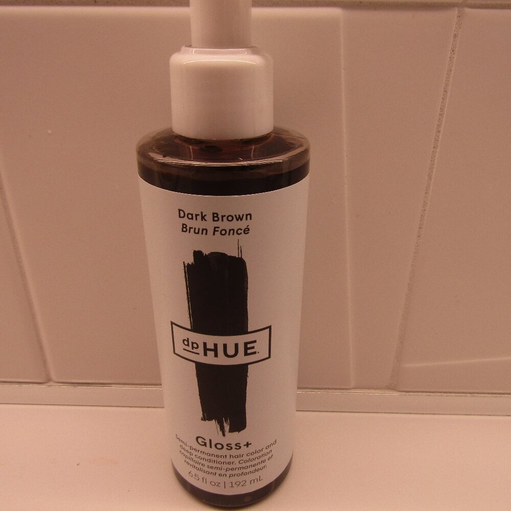 DP HUE Dark Brown Gloss + Semi Permanent Hair Color--Brand New
